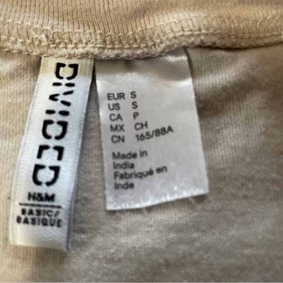 H&M bisque oversized t-shirt sz small - Picture 2 of 6